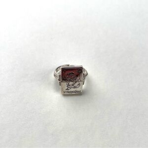 Silver Strength Tarot Ring